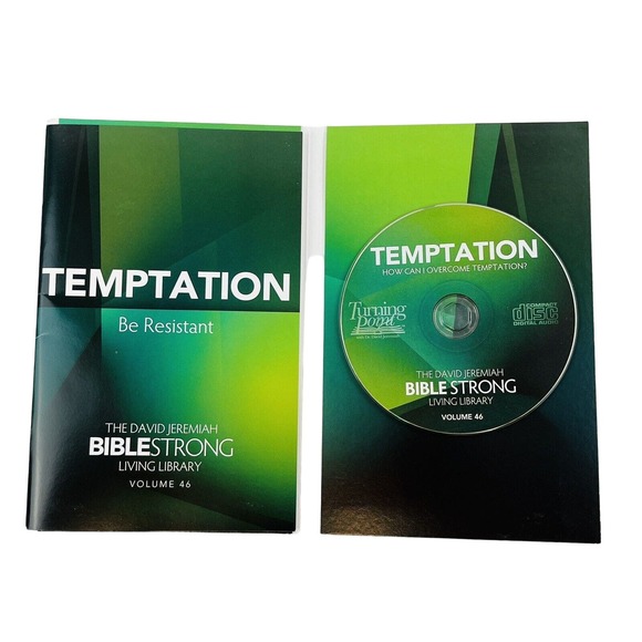 BibleStrong Volume 46 Temptation CD & Booklet Dr.‎ David Jeremiah Living Library - Picture 1 of 3